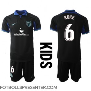 Atletico Madrid Koke #6 Bortatröja Barn 2022-23 Kortärmad (+ korta byxor)